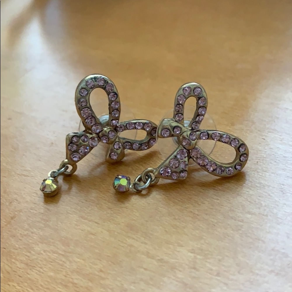 Betsey Johnson Bow Earrings